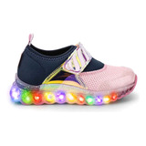 Zapatillas Bibi Niñas Luces Colores Led Roller Nena Rimini