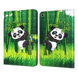 Funda De Piel De Panda Para Tablet Lenovo M10 Plus