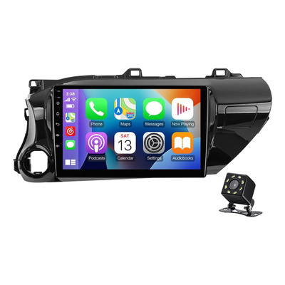Estéreo Carplay 2gb Android 10 For Toyota Hilux 2016-2022 | Meses sin interés