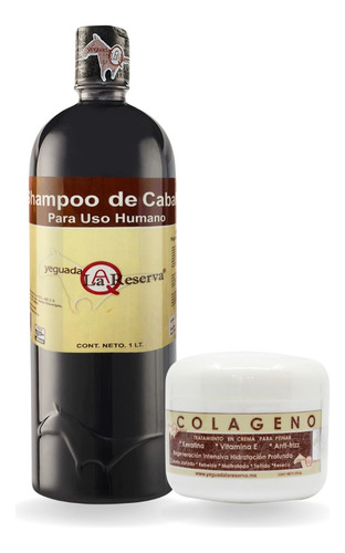 Shampoo Yeguada La Reserva 100% Original + Colageno Jumbo 