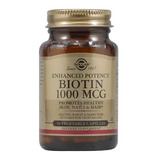 Biotina 1000 Mcg 50 Cápsulas Solgar
