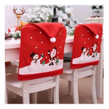 Fundas For Sillas, 6 Unidades, Comedor, Navidad