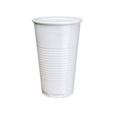 100 Vasos Plastico Descartable Copobras Blanco 300cc