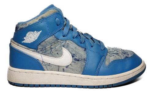 Nike Air Jordan 1 Mid Washed Denim Mujer Niñas