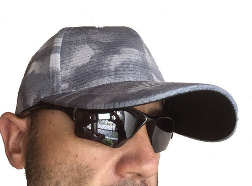 Gorra Camuflada Pixelada Gris Militar Cachucha Dry Fit