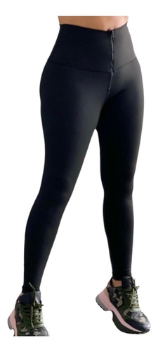 Leggins Levanta Cola Deportivo Con Cremallera Talla Única  