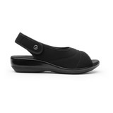 Sandalia Flexi Para Mujer Estilo 34917 Negro