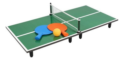 Mini Mesa Ping Pong Com Rede E Raquetes Infantil Multikids