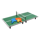 Mini Mesa Ping Pong Com Rede E Raquetes Infantil Multikids