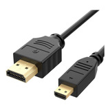 Cable Micro Hdmi A Hdmi V1.4 1.5m Calidad Profesional 
