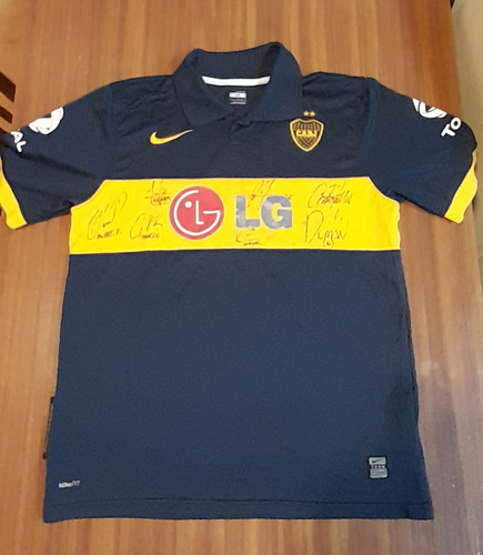 Camiseta Boca Firma Roman, Battaglia, Erbes, Ibarra Y +