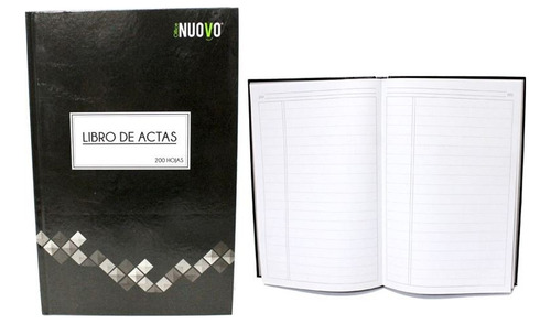 Libro Actas Lineal Foliado 200 Hojas