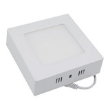 Panel Plafon Foco Led Sobrepuesto Cuadrado 6w 3 Años