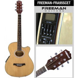 Guitarra Electroacústica Metálica Freeman Fra95scet Natural