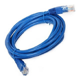 Patchcord Utp Cat 6 De 6mts Color Azul Lszh