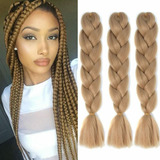 Combo Kanekalon X12+ Regalo Trenzas Jumbo Africanas Rastas