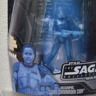 Holographic Clone Commander Cody Saga Collection Hasbro Sw