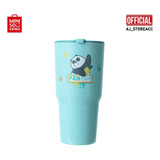 Vaso Con Tapa Osos Escandalosos 800ml We Bare Bears Miniso