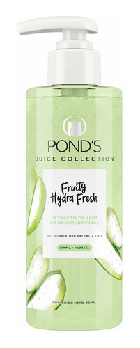 Gel Limpiador Facial Pond's 2 En 1 Fruity Hydra Fresh 200ml
