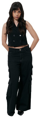 Jean Mujer Wide Leg Ancho Straight