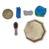 Set De Baño Para Ducha Con Organizador Octagonal