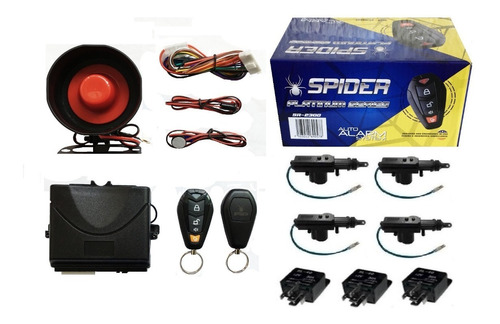 Alarma Spider Sr-2300 4 Actuadores 3 Relays