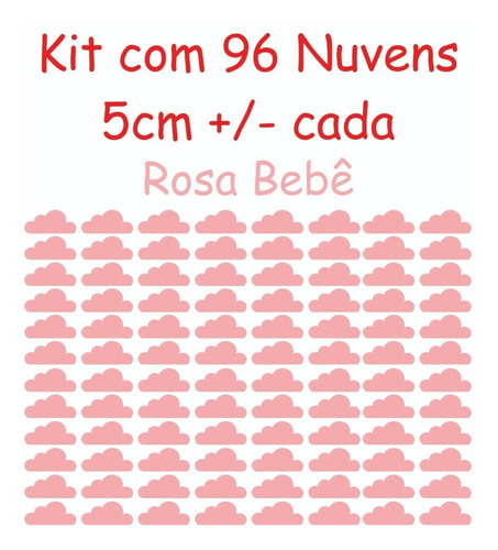 96 Adesivos Decoração De Parede Nuvens Imprimax