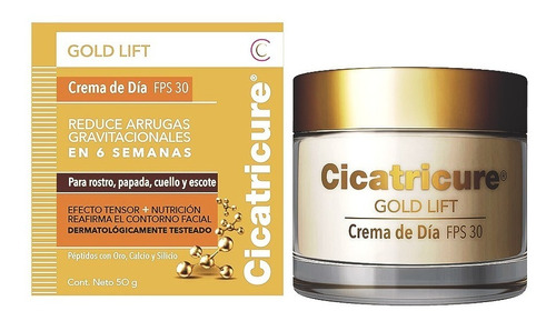 Cicatricure Crema Gold Lift Día 50 G. Reduce Arrugas Fps 30