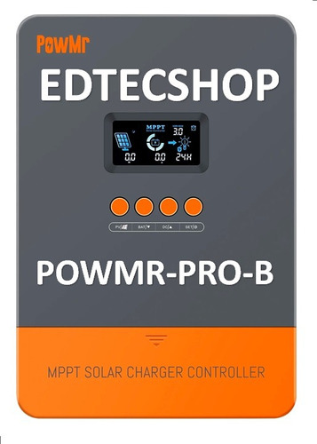 Controlador De Carga Solar Mppt 60a Powmr Pro-b Atualizado