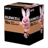 Duracell Pila Alcalina Aa 1.5v Paquete Mayoreo 30 Piezas