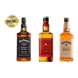Kit Whisky Jack Daniels 1 Litro Honey - Fire - Old N7 