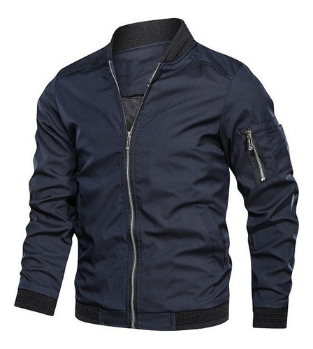 Chaqueta Bomber De Talla Grande Para Hombre, Ropa Ajustada