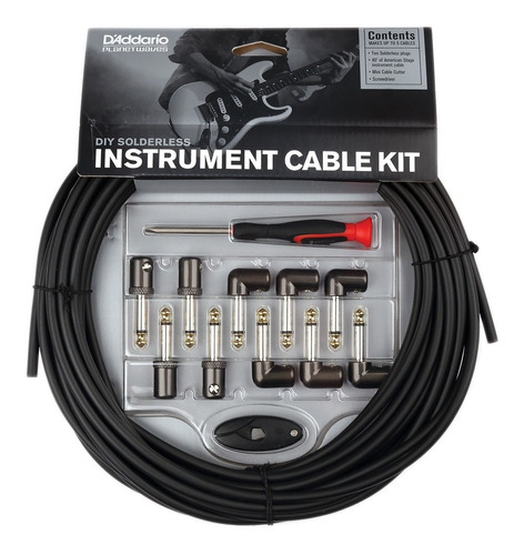 Daddario Pw-gpkit-50 Kit Para Armar Cables Pedalera Guitarra