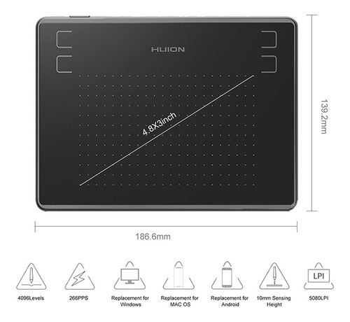 Arte Diseño Gráficos Dibujo Tablet Tablero + Lápiz Digital