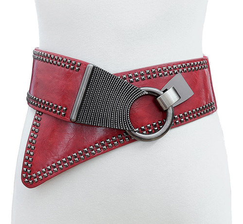 Cinturón Vintage De Piel Sintética Para Adelgazar, Cintura T