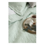 Cover Palette Cartagena 3 Piezas Queen Size - Verde Agua