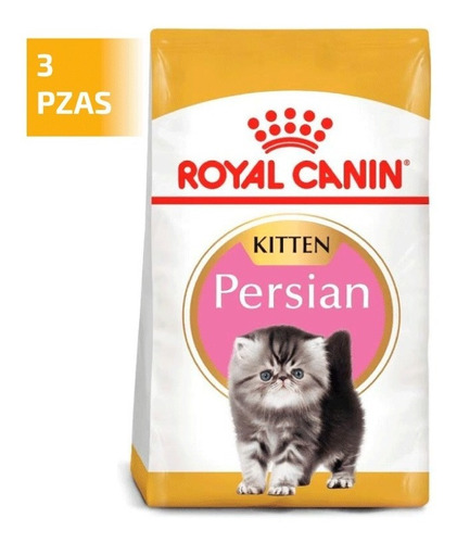 Alimento P/ Gato Royal Canin Persian Kitten -3 Pzas De1.3 Kg - Nuevo Original Sellado