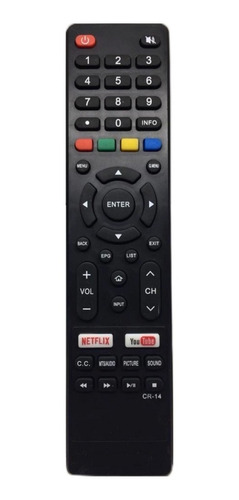 Control Remoto Smart  Para Tv Element 