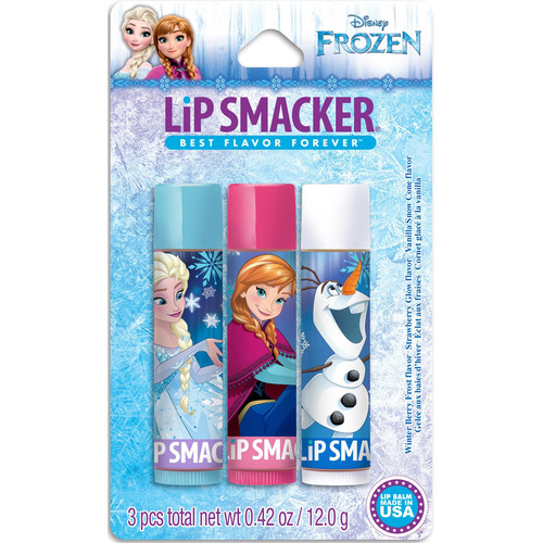 Set De 3 Bálsamos Para Labios Lip Smacker Con Diseño De