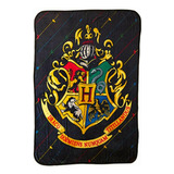 Harry Potter Micro Raschel Manta Manta De 46 X 60 Pulgadas,