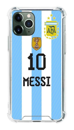 Funda Messi Argentina Para iPhone Antigolpes