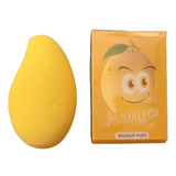 Esponja Maquiagem Manga Makeup Puff Cor Amarelo 