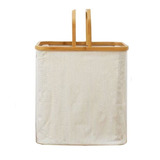 Cesto Ropa Sucia Plegable Laundry Madera Bambu + Resistente