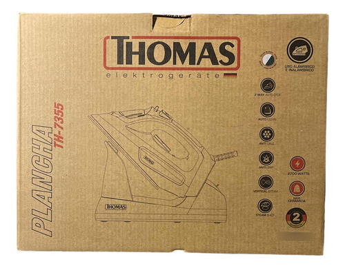 Plancha Thomas Th-7355 2200w Alambrico E Inalámbrico Vapor