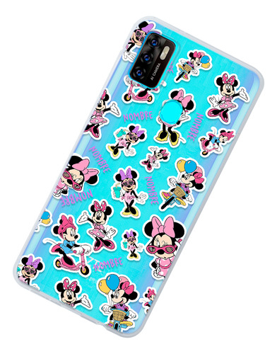 Funda Para Zte Minnie Mouse Personalizada Con Nombre