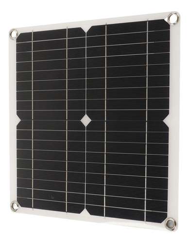 Panel Cargador De Batería Solar Rv 12w Mono Adaptativo Integ