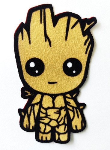 Parche Ropa Guardianes Galaxia Groot  Pega Con Plancha C/u