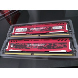 Memoria Ram Crucial Ballistx 8gb Ddr4 2400mhz (2x4gb)  