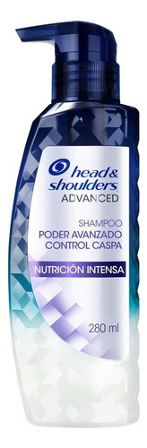  Shampoo Head & Shoulders Advanced Nutrición Intensa 280 Ml