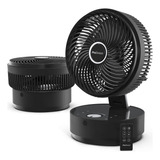 Ventilador De Escritorio Pro Breeze 4 Modos 8 PuLG Negro